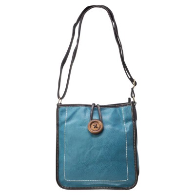 Vintage Style Wooden Button Crossbody BB8031