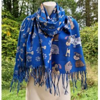 Mid Weight Reversible Cartoon Dogs Wrap (24318)