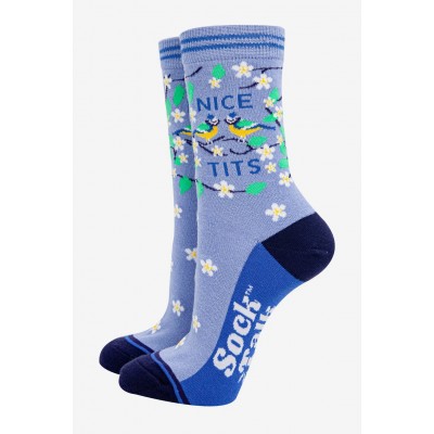 Socks (4-7) - Nice Tits - ST4535 (Blue)