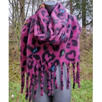 Slim Leopard Hearts Wrap (23319)