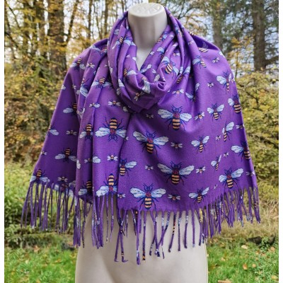 Mid Weight Bold Bees Wrap